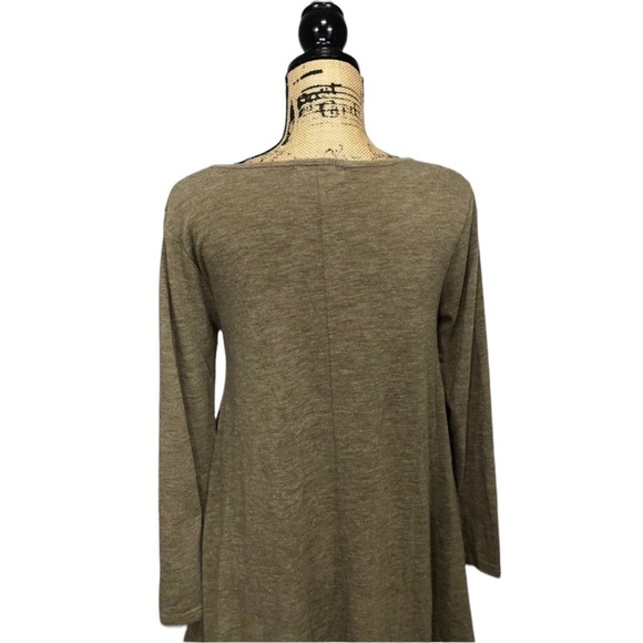 UMGEE Mocha Lightweight Layered Sweater Tunic - Picture 8 of 13